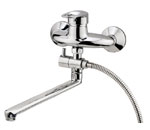 KD 4611L - C32 Смеситель для ванны/душа L-излив.