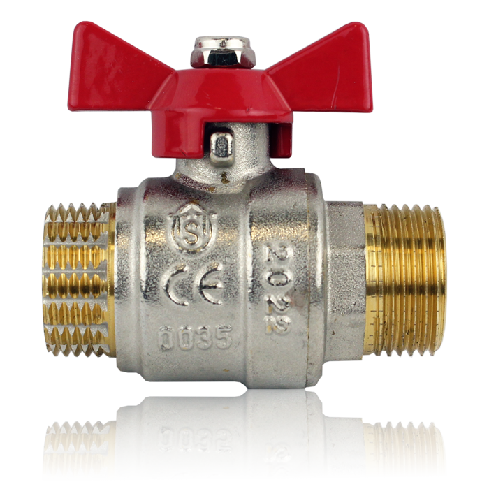 САЙТ TST.327.03 - 327 серия, Кран шаровый TST, рукоятка бабочка 12 нар.-нар.