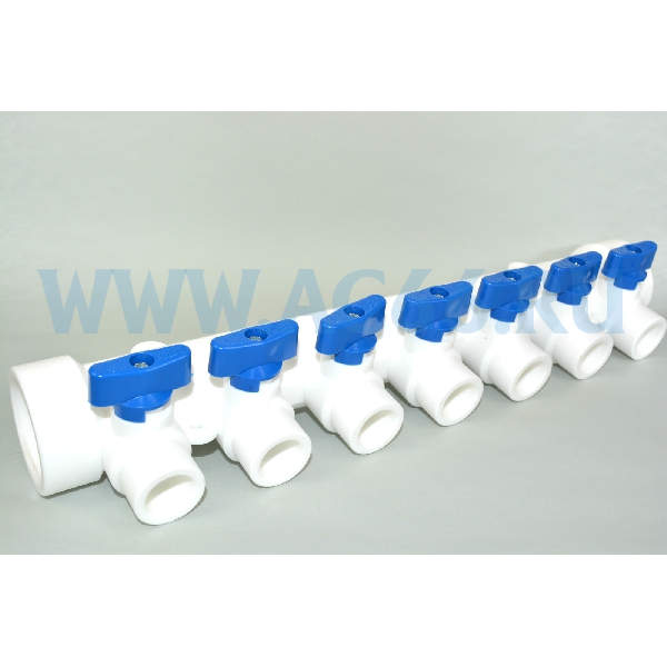 0001809 KALDE Коллектор 7 вых. синий 