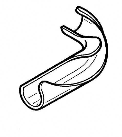 257249-002   Фиксатор  поворота трубы 90°, без колец (чёрн. мет.)  25  (Rehau)