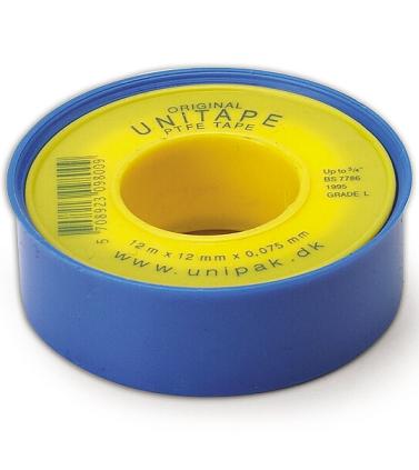 Лента UNITAPE 12м*12мм*0.075мм (син) 132671