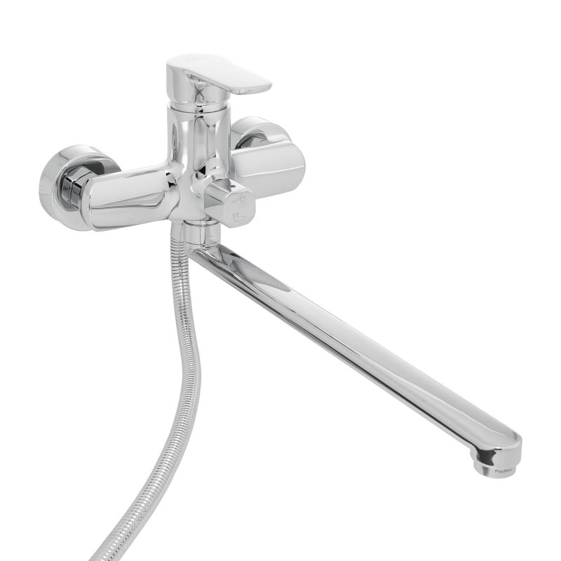 Смеситель для ванны Wolfsburg, излив 35 см., 111005, Paulmark