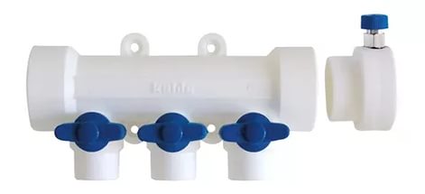 0001808 KALDE Коллектор 6 вых. синий (10шт)