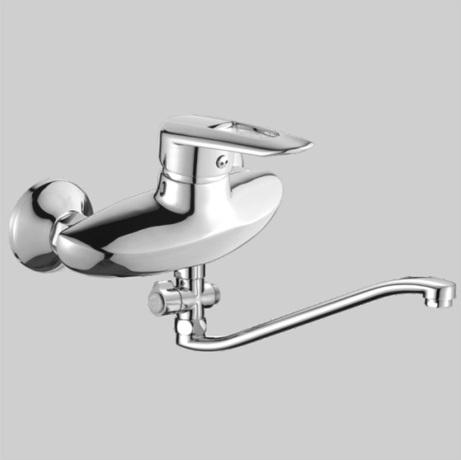 Т0823 Cмеситель д/ванны с длинным изливом (35см).OUTE