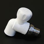 PP-R Шаровой кран для радиатора (угловой) 20-1/2