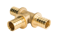 Тройник равнопроходный 16x16x16 для труб из сшитого полиэтилена аксиальный