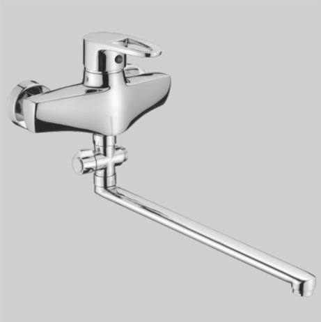 Т1623 Cмеситель д/ванны с длинным изливом (35см).OUTE