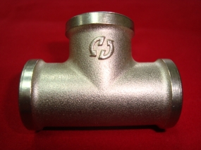 GF Тройник 1 1/4 г/г/г (никель)