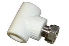 Тройник с накидной гайкой (металл) 25 1 (40шт)  Kalde