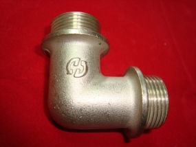 GF Уголок 1/2 ш/ш (с ограничителем) (никель)