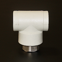 PP-R Тройник с накидной гайкой 20-1/2