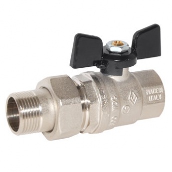 Кран шаровый, усиленный, серия 322,  3/4  американка ( бабочка)