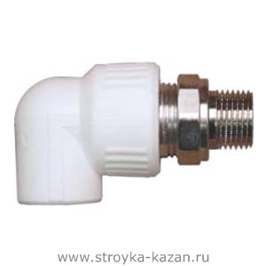 Угольник с накидной гайкой (металл) 20 1\2 нар(80шт)  Kalde