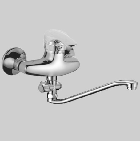 Т1523 Cмеситель д/ванны с длинным изливом (35см).OUTE