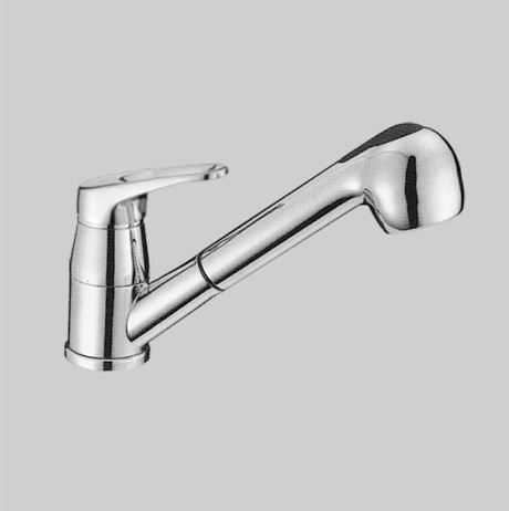 Т3233 Cмеситель д/кухни с выдвигающейся лейкой (картриж ф-35мм) OUTE