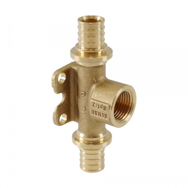 138841-402   Тройник настенный с внутренней резьбой    16-Rp1/2-16  (Rehau)