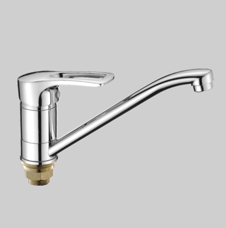 Т4803 В Cмеситель д/кухни.Крепление на бол. гайке.декорир.хрусталемOUTE