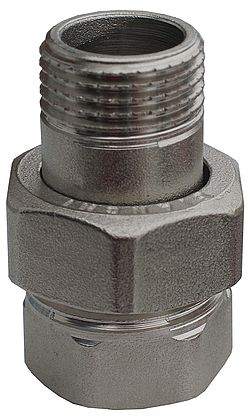 Соединитель прямой  никелиров. 