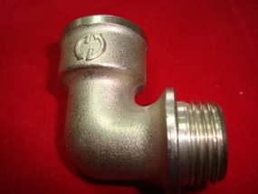 GF Уголок 1 г/ш (с ограничителем) (никель)