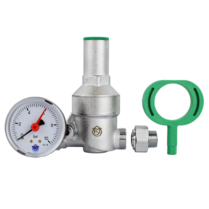 САЙТ TST.RD12FM - TST Редуктор давления хром. 12 вн.-нар. с манометром