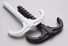 Крюк с дюбелем для 2-х труб