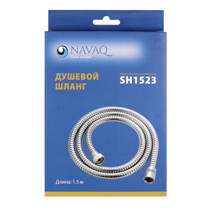 SH1523 - SH1523 Шланг ддуша NAVAQ 1,5м импимп нерж., хром (в кор.)