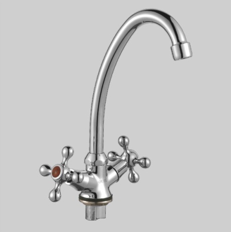 Т5013 ВC  Cмеситель д/кухни.Крепление на большой гайке. OUTE