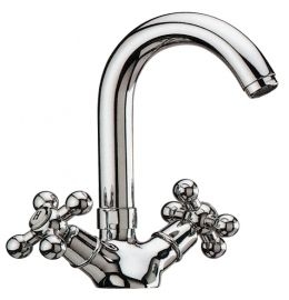 KD 1004S - F04 Смеситель для раковины (крест).