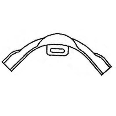 228950-001 Отвод направляющий 90°, 10, с кольцами 10,1