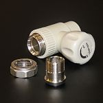 PP-R Шаровой кран для радиатора (прямой) 20-1/2