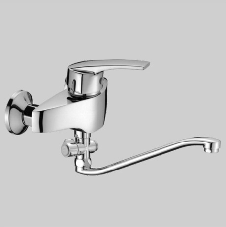 Т0623 Cмеситель д/ванны с длинным изливом (35см).OUTE