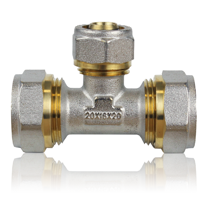 САЙТ TST.231.201620 Тройник TST обжимной 20х16х20