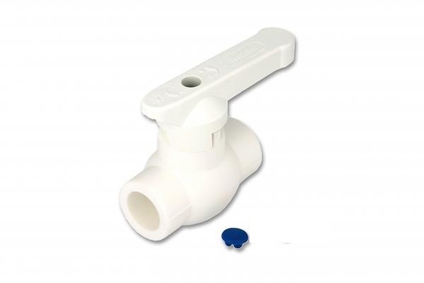 Шаровой кран 20 д/хол.воды (в кор.80)  Kalde