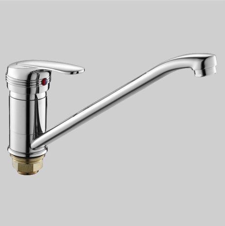 Т1503 В Cмеситель д/кухни. Крепление на большой гайке.OUTE