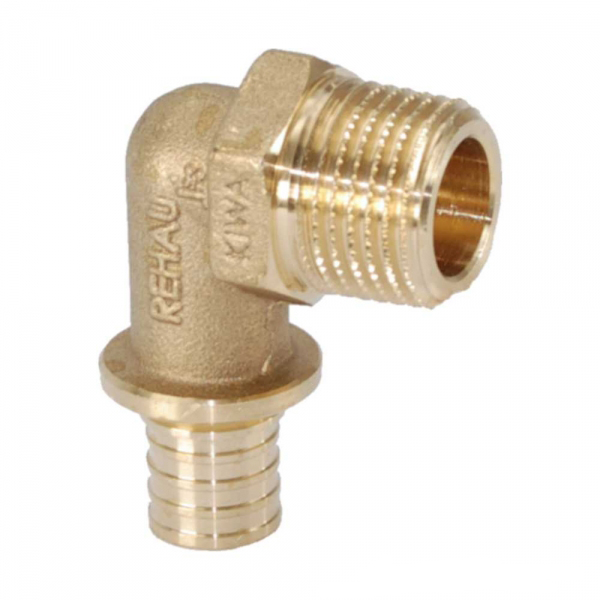 139501-002   Угольник-переходник с наружной резьбой    20-R 1/2  (Rehau)
