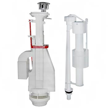 Арматура нижняя 1/2 с двойной кнопкой  ALKAPLAST SA04/S/ SA08/S Арматура нижняя 1/2 с двойной кнопкой  ALKAPLAST SA04/S/ SA08/S