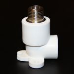 PP-R Угольник комб. с креп. (нар. рез.) 25-1/2