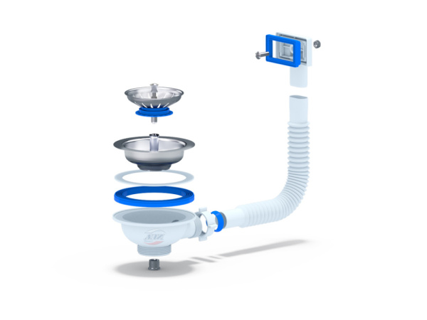 N305S АНИ Перелив для мойки ГИБКИЙ 3 1/2 N305S АНИ Перелив для мойки ГИБКИЙ 3 1/2