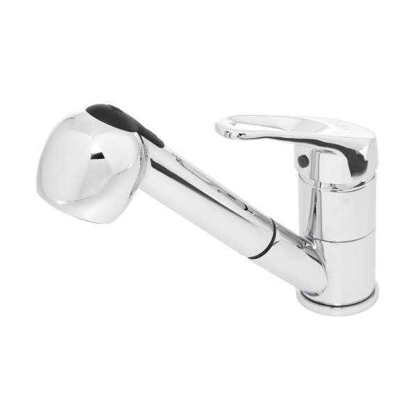 Смеситель для кухни Holstein, с выдвижной лейкой, 214014, Paulmark 