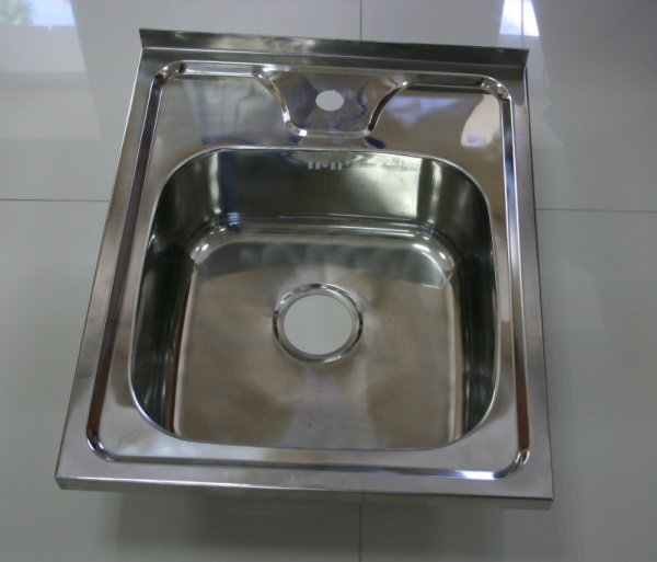 Мойка нерж. накладная 50х50х180 0,8мм