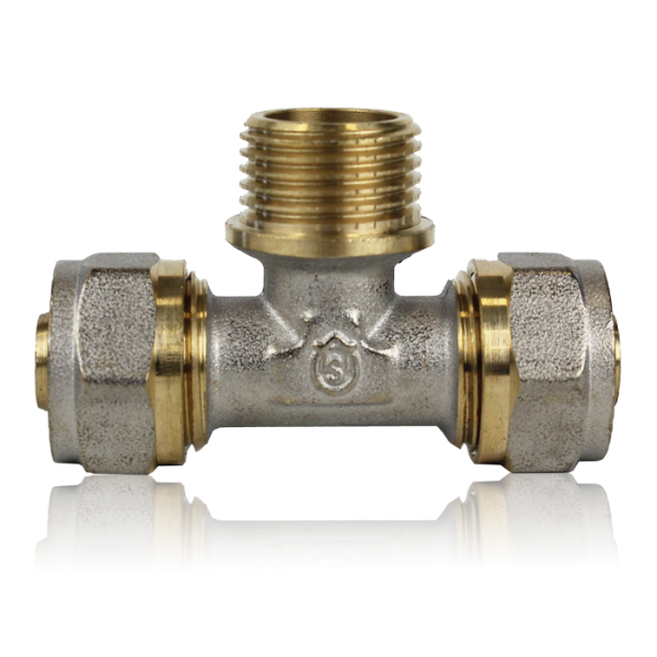 САЙТ TST.233.1603 Тройник TST обжимной с переходом на нар. р. 16х12
