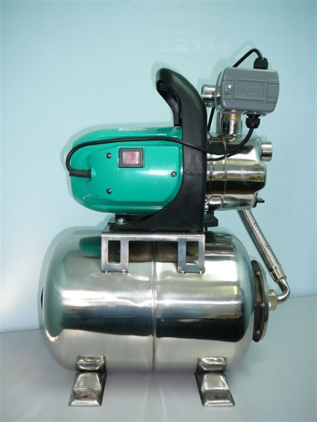 ATSGJC800 (50л/мин.на40м) Насосная станция с расшир.баком 24л(нерж.стали) NEW