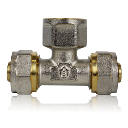 САЙТ TST.232.1603 Тройник TST обжимной с переходом на вн. р. 16х12