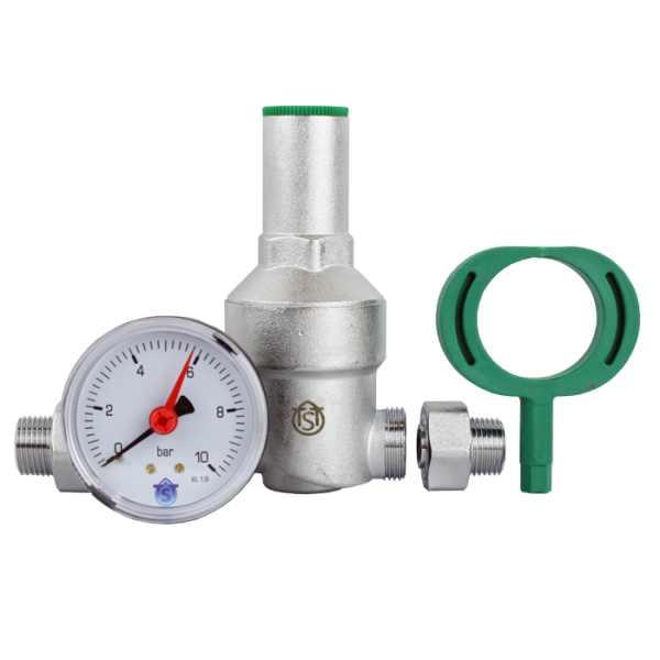 САЙТ TST.RD12MM - TST Редуктор давления хром. 12 нар.-нар. с манометром
