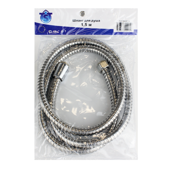 САЙТ - TST.SH30150 - Шланг ддуша TST в пакете 1,5м импимп нерж.