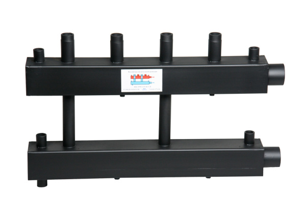 Коллектор для котла 2 выхода 25м/125/40/2D