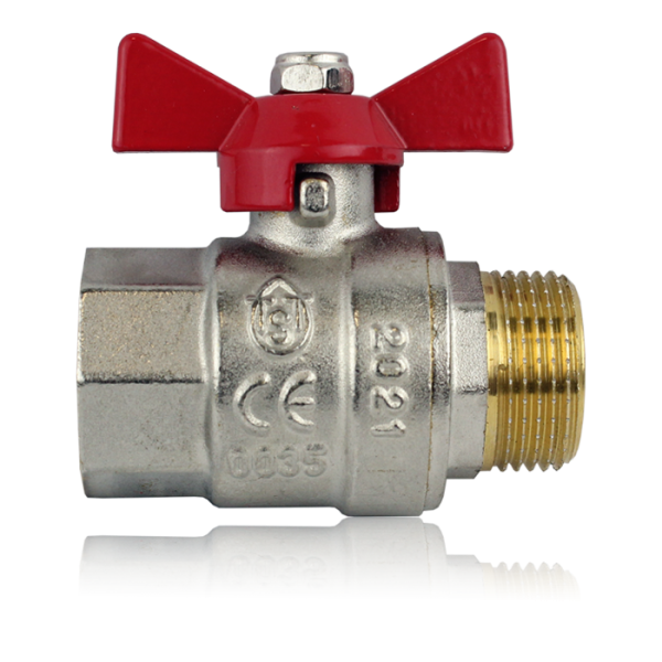 САЙТ TST.307.03 - 307 серия, Кран шаровый TST, рукоятка бабочка  12 вн.-нар