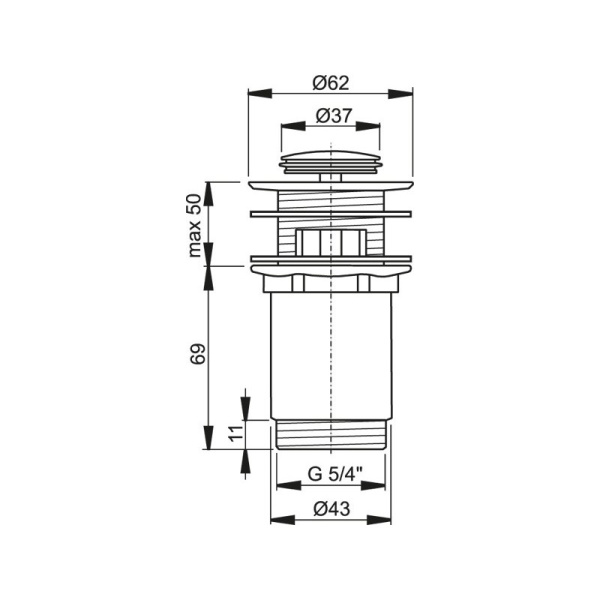 donnyj-klapan-dlya-rakoviny-alcaplast-click-clak-a391 donnyj-klapan-dlya-rakoviny-alcaplast-click-clak-a391