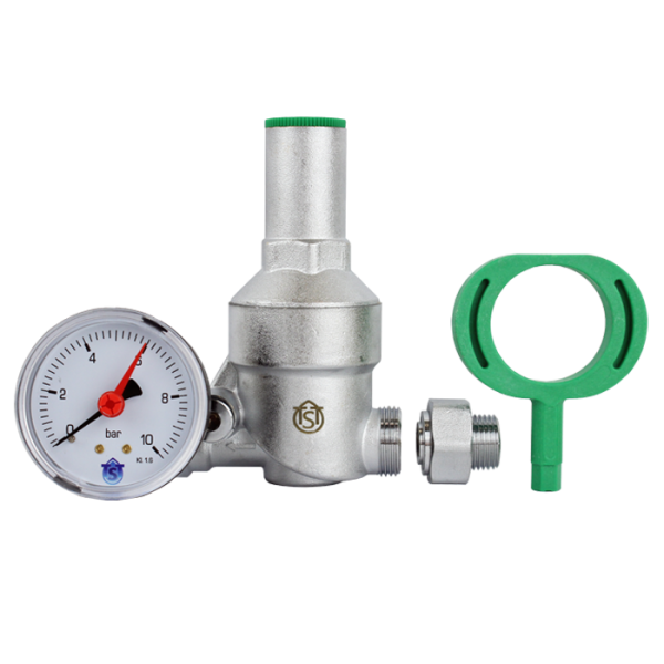 САЙТ TST.RD12FM - TST Редуктор давления хром. 12 вн.-нар. с манометром