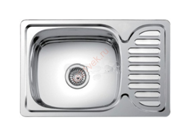 Мойка нерж. врезная 66х42х180 0,8мм